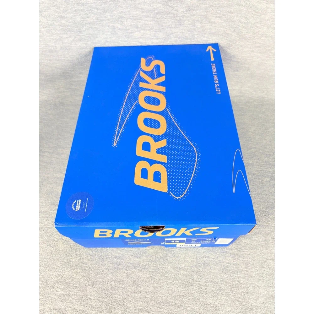 Brooks Ghost Max 3 Running Sneakers 12 4E XW Gray Black Primer Ebony Comfort